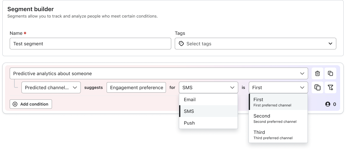 Channel Affinity Segment Builder